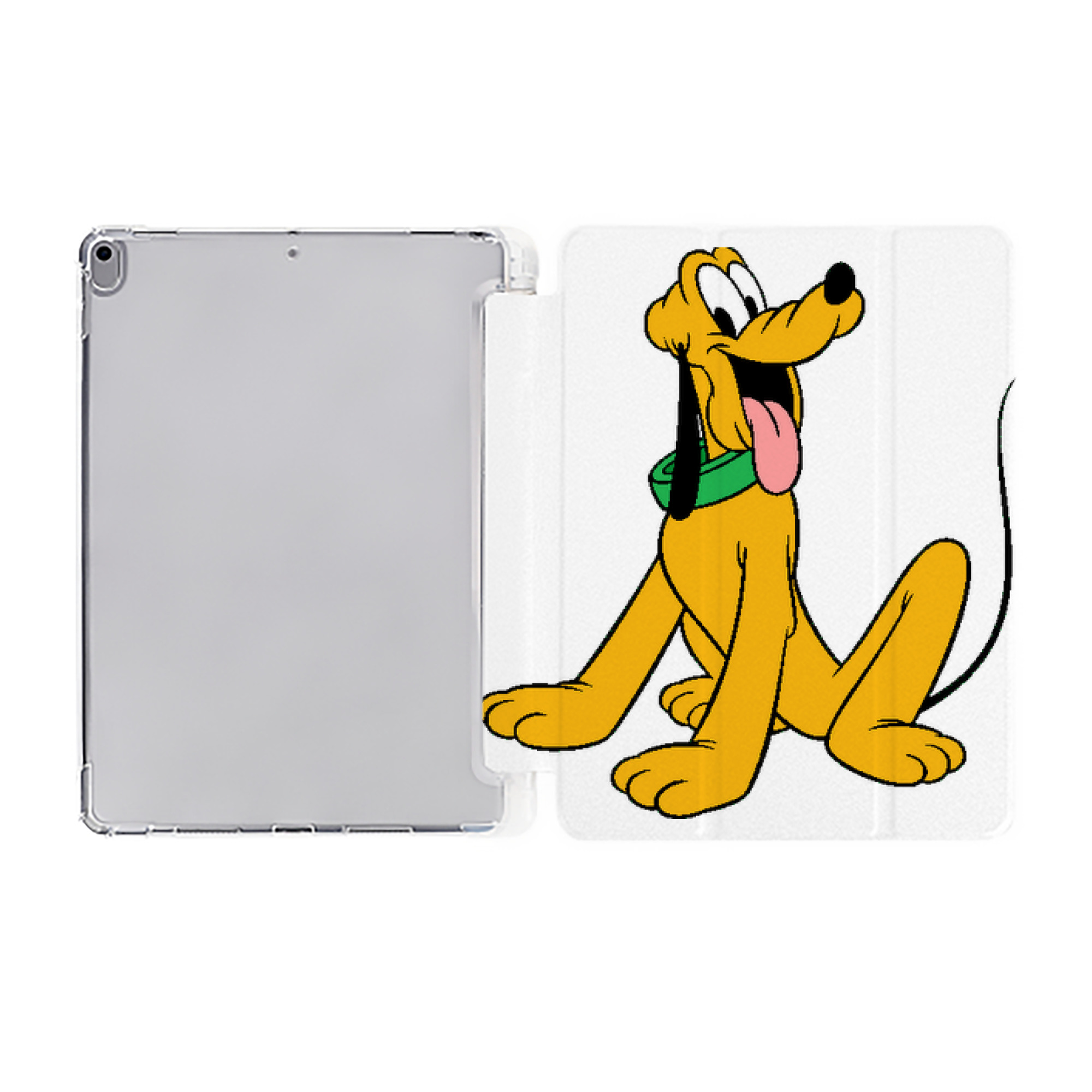 ミッキーマウス Mickey Mouse IPad ケース ペン収納付き 三つ折りスタンド PUレザー×シリコン 対応機種9.5/10.5/10.9インチ